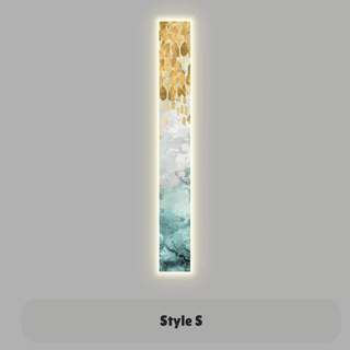 Abstract LED Indoor Panel Wall Lamp-Wall Lights