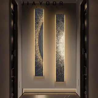 Abstract LED Indoor Panel Wall Lamp-Wall Lights