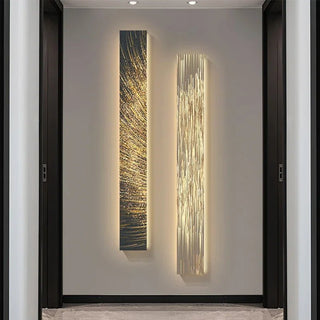 Abstract LED Indoor Panel Wall Lamp-Wall Lights