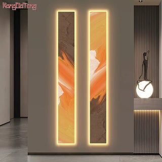Abstract LED Indoor Panel Wall Lamp-Wall Lights