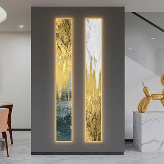 Abstract LED Indoor Panel Wall Lamp-Wall Lights