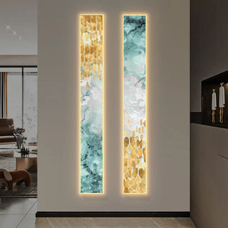 Abstract LED Indoor Panel Wall Lamp-Wall Lights