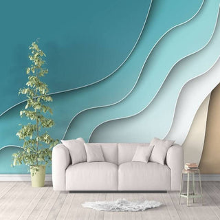 Abstract Line Geometric Wallpaper for Home Wall Decor-Geometric Shapes Wallpaper