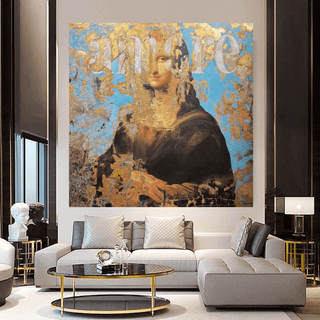 Abstract Mona Lisa Canvas Wall Art - Exquisite Home Dcor-Mona Lisa Art