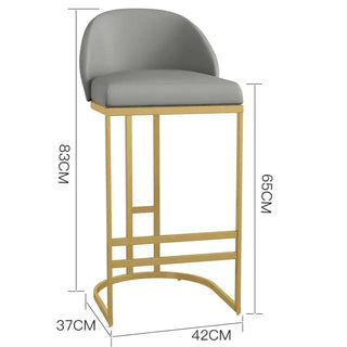 Accent Bar Stools Minimalist Kitchen Counter Stool-Bar Stools