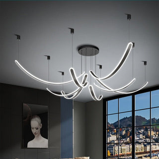 Acrylic Belts Chandelier: Sleek and Stylish Lighting-Chandeliers