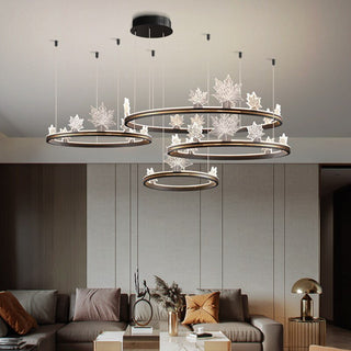 Acrylic Flower Chandelier - Find the Perfect Lighting-Chandeliers