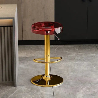 Acrylic High-End Kitchen Island Counter bar Stool-Bar Stools