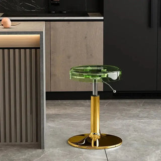 Acrylic High-End Kitchen Island Counter bar Stool-Bar Stools
