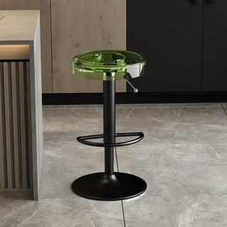 Acrylic High-End Kitchen Island Counter bar Stool-Bar Stools
