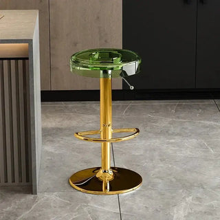 Acrylic High-End Kitchen Island Counter bar Stool-Bar Stools
