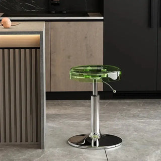 Acrylic High-End Kitchen Island Counter bar Stool-Bar Stools