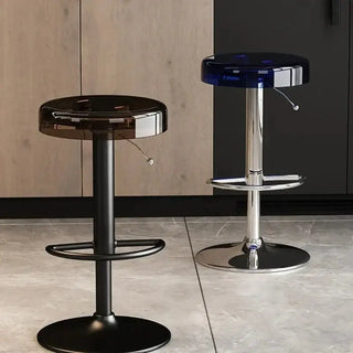 Acrylic High-End Kitchen Island Counter bar Stool-Bar Stools