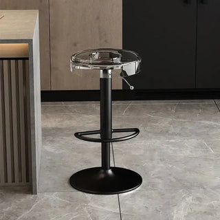 Acrylic High-End Kitchen Island Counter bar Stool-Bar Stools