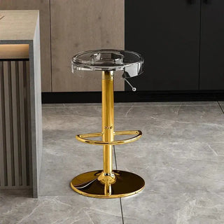 Acrylic High-End Kitchen Island Counter bar Stool-Bar Stools