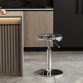 Acrylic High-End Kitchen Island Counter bar Stool-Bar Stools