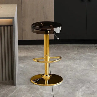 Acrylic High-End Kitchen Island Counter bar Stool-Bar Stools