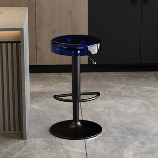 Acrylic High-End Kitchen Island Counter bar Stool-Bar Stools