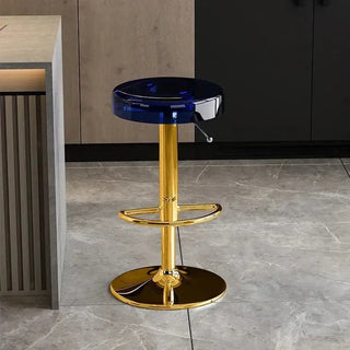 Acrylic High-End Kitchen Island Counter bar Stool-Bar Stools