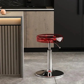 Acrylic High-End Kitchen Island Counter bar Stool-Bar Stools