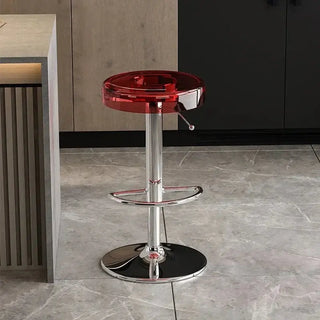 Acrylic High-End Kitchen Island Counter bar Stool-Bar Stools