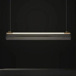 Acrylic Long Tube LED Pendant Island Light-Kitchen Island