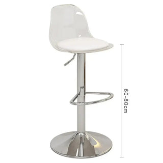 Acrylic Reception Bar Stools for Kitchen Counter-Bar Stools