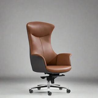 Adjustable Executive Luxury Office Chair – Ergonomic Swivel Leather Chair-Office Chairs