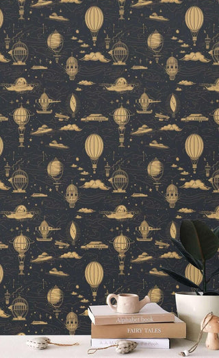 Air Balloons Pattern Wallpaper Mural for kids Room-Kids Room Wallpaper