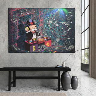 Alec Monopoly Club Wall Art - DJ Beats Display-Wall Posters
