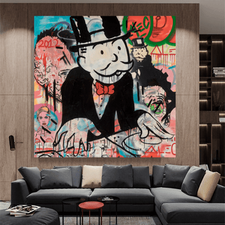 Alec Monopoly DJ Music Canvas Wall Art-Wall Posters