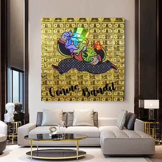Alec Monopoly Genius Bandit Canvas Wall Art-Wall Posters