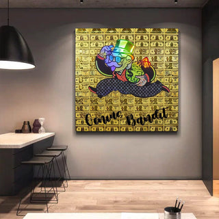 Alec Monopoly Genius Bandit Canvas Wall Art-Wall Posters
