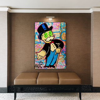 Alec Monopoly Graffiti Canvas Wall Art-Wall Posters