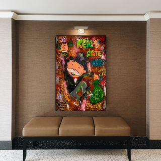 Alec Monopoly Money Man Real Estate Hustler Canvas Wall Art-Wall Posters