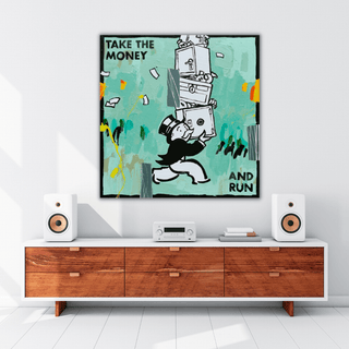 Alec Monopoly Wall Art: Take the Money and Run-Wall Posters