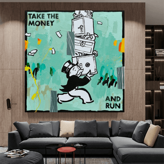 Alec Monopoly Wall Art: Take the Money and Run-Wall Posters