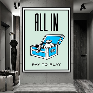 All in Pay to Play Classic Game: Monopoly Wall Art-Wall Posters