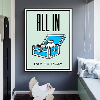All in Pay to Play Classic Game: Monopoly Wall Art-Wall Posters