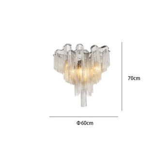 Aluminium Fringed Chandelier: Elegant and Timeless Design-Chandeliers