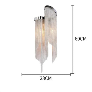 Aluminium Fringed Chandelier: Elegant and Timeless Design-Chandeliers