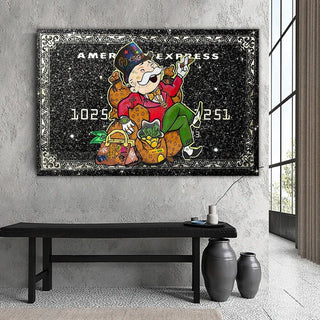 American Express American Express: Mr Monopoly Canvas Wall Art-Canvas Wall Art