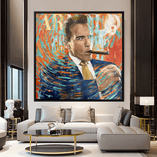 Arnold The Muscle King Canvas Art-Wall Posters