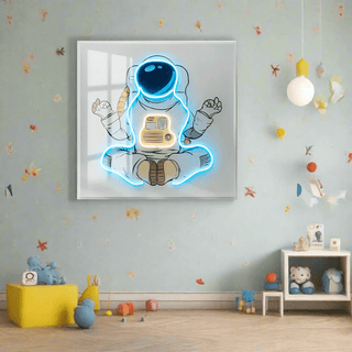 Astronaut 3D Neon Wall Art – Bold & Customizable Space-Inspired Design-LED Wall Art