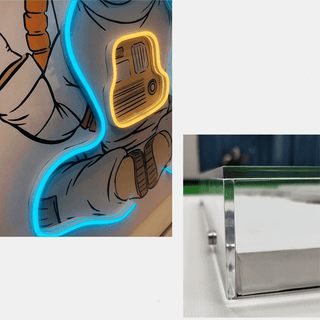 Astronaut 3D Neon Wall Art – Bold & Customizable Space-Inspired Design-LED Wall Art