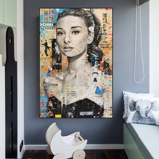 Audrey Hepburn Canvas Wall Art: Elevate Your Space-Audrey Art