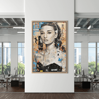 Audrey Hepburn Canvas Wall Art: Elevate Your Space-Audrey Art