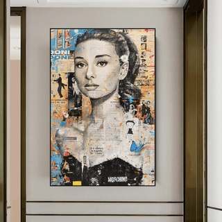 Audrey Hepburn Canvas Wall Art: Elevate Your Space-Audrey Art