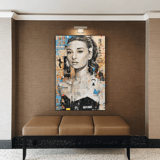 Audrey Hepburn Canvas Wall Art: Elevate Your Space-Audrey Art