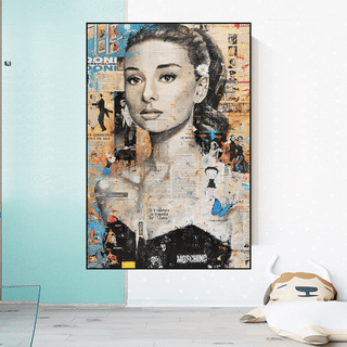 Audrey Hepburn Canvas Wall Art: Elevate Your Space-Audrey Art